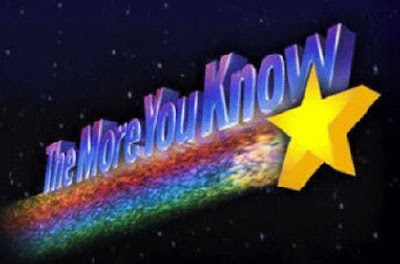 The 'The More You Know' rainbow image